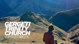 Hiking to Gergeti Trinity Church in Georgia EP.1