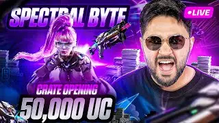 SPECTRAL BYTE CRATE OPENING! BGMI LIVE HANDCAM 😍 TOP 20 RANK PUSH #shortsfeed #shorts #live #facecam