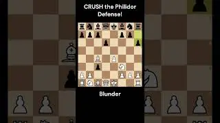 CRUSH the Philidor Defense with this opening trap!