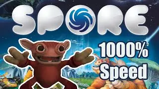 I Beat SPORE at 1000% Speed