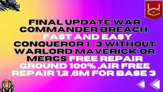 last update War Commander: Sector Breach - conqueror Track 1-3 faster easy no  maverick or mercs use