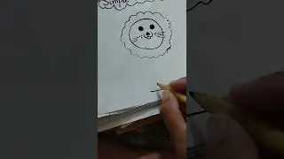 easy and simple way to draw a lion #activitiesforkids #activityroom #classroomideas #school
