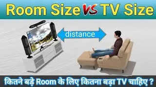Which TV Size is perfect for your Room Ideal TV Size with Watching Distance TV Buying Guide