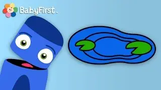 Water, Blueberries and Sky| Blue | Learn the Colors | Color Crew | BabyFirst TV
