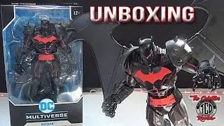 Unboxing Batman: Hellbat Suit Mcfarlane Toys Action Figure Review