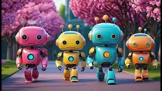 Counting Robots at the Playground | Fun Nursery Rhyme Song for Kids
