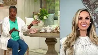 Cecelia New York Floral Cork Wedge Sandals on QVC