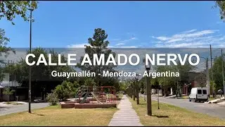 Calle Amado Nervo / Paseo Érica Bercich - Dorrego - Guaymallén - Mendoza - Argentina