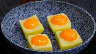 3 brambory a 4 vejce, recept na opravdu rychl&eacute; a chutn&eacute; j&iacute;dlo| Cookrate - Czech