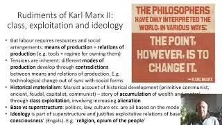 W4C3 - Materialism & Practice - Marx (UCL Anthropology, Holbraad)