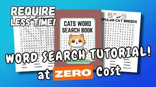 How to Make Money Selling Word Search Books on Amazon KDP (Step-By-Step)