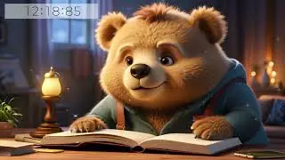 Study with Me: Lofi Beats & Brown Bear