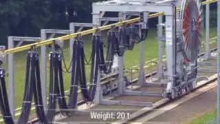 V-REX - A unique Conductix-Wampfler test carrier for energy and data transmission systems