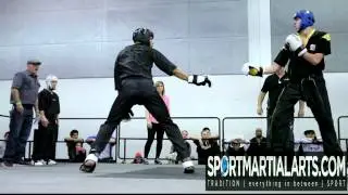 Raymond Daniels v Alex Lane - Compete Nationals 2013 - Men's Team Sparring