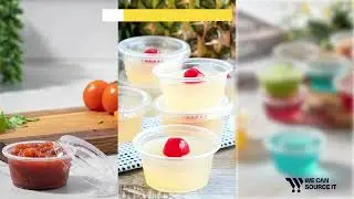 Durable 1oz Disposable Jelly Shot Cups with Lids | Leak Proof & Recyclable