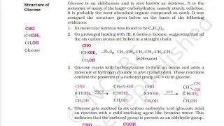 Structure of Glucose || Class 12 chemistry || Biomolecules || Carbohydrates || SK Chemistry