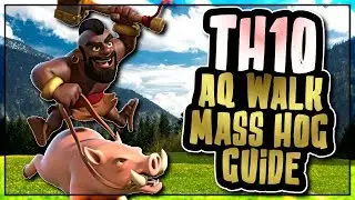 TOWN HALL 10 QUEEN WALK MASS HOG GUIDE | KRONOS - NDL | Clash of Clans