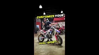 Custom Dual-Sport Motorcycle Options with Gus! Honda CRF450RL Supermoto