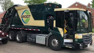 Brand New Groot Freightliner Econic McNeilus Rear Loader Garbage Truck