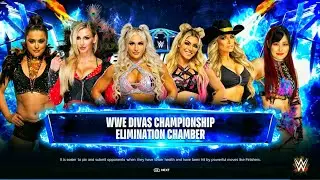 6 Women's Elimination Chamber Match For The Divas Championship | WWE 2k24