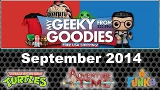 My Geeky Goodies - September 2014 Unboxing & Review