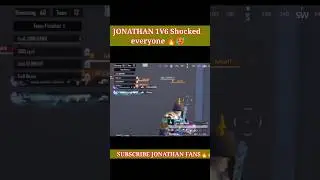 Jonathan 1v6 clutch Jonathan vs team Hydra #jonathan #clutch #godlike #shorts #bgmi #godl