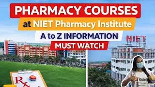 Pharmacy courses at NIET Pharmacy institute , Greater Noida ll A to Z information , @thepharmagirll 