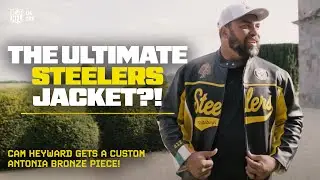 Cam Heyward Gets the Ultimate Custom Steelers Jacket | Antonia Bronze Exclusive | NFL UK & Ireland