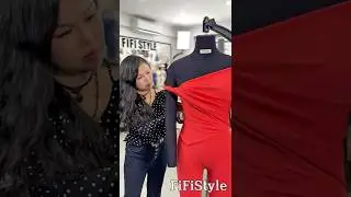 Draping 3D rập chất liệu, cho độ ch&iacute;nh x&aacute;c canh sợi cao. #fashion #designschool #fifistyle #draping