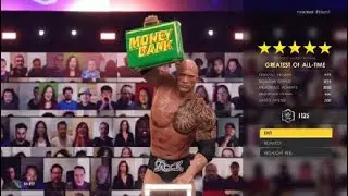 WWE 2K22_ The Rock vs Cena money in the Bank