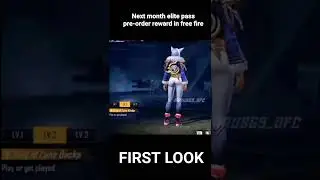 Next month elite pass pre-order reward in free fire #freefire #shorts
