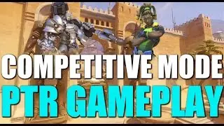 Overwatch Competitive Mode PTR Gameplay Reinhardt and Lucio Gameplay