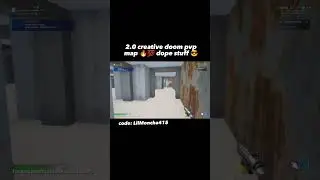 Fortnite 2.0 creative Doom inspired pvp map 🔥💯 #fortnite #gaming #shorts