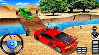 Crazy mega car ramp challenge ? In world wide game 🎮 can I defeat him the king of car 🚗