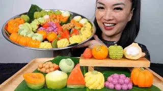 FRUIT PLATTER (THAT'S NOT FRUITS) ASMR EATING SOUNDS | NO TALKING | SAS-ASMR