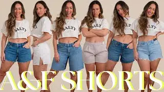 I Ordered Every Pair of Curve Love Shorts from @Abercrombie & Fitch And This is What Happened | Size 8/10