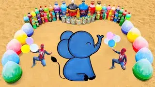 How To Make An Elephant From Cement And Orbezz, Big Balloon Coca Cola, Mtn Dew, 7up, Pepsi Vs Mentos