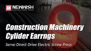 Servo Direct Drive Electric Screw Press | Construction Machinery Cylinder Earrings #forgingpress
