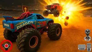 4x4 Monster Truck Derby Stunt - New Truck Level Upgrade | Monster Truck Stunt | Gameplay Game