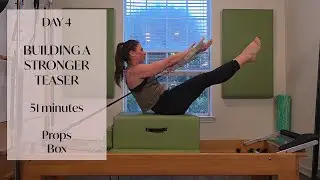 4 sessions TO A STRONGER PILATES TEASER! | no props | 47min (DAY 4)