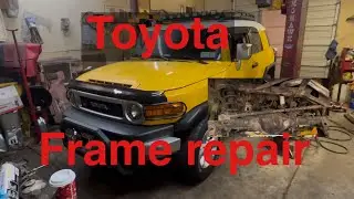 Toyota FJ cruiser rusty frame repair
