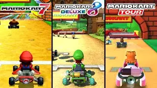 Evolution of Piranha Plant Slide in Mario Kart (2011-2022)