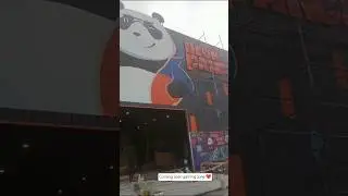 games 🎮 zone #goingwithtrend #neonpanda#wall art #indore project #💖🧸