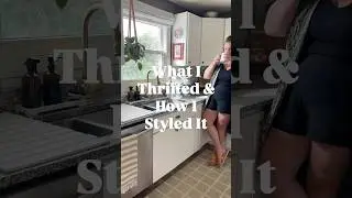 What I thrifted for my KITCHEN and how I styled it
