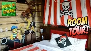 Legoland Hotel California - LEGO PIRATE ROOM TOUR Themed Resort 2016 San Diego Carlsbad, CA
