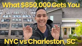 City Life vs Southern Charm: $850K NYC vs Charleston Property Tours
