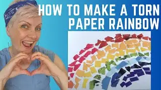 Colour Spectrum Art Lesson: make a rainbow using torn paper