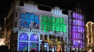 3D-проекционное отображение в центре Амстердама для H&M