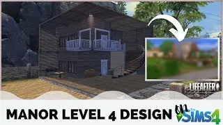 I Recreate My LifeAfter Manor Level 4 Design on The Sims | The Sims 4  : Speed Build