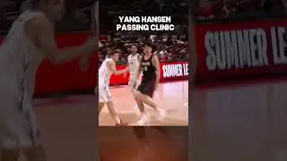 YANG HANSEN PASSING CLINIC 🧠🎬 #nba #basketball #highlight #highlights #shortvideo #shorts #short